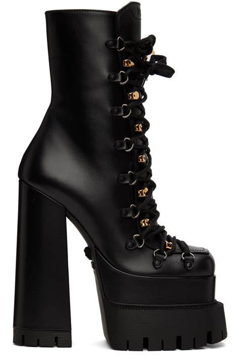 versace tall boots|Versace aevitas platform boots.